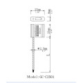 Sello de seguridad de cable de alambre de acero de GC-C2501Aluminum cuerpo